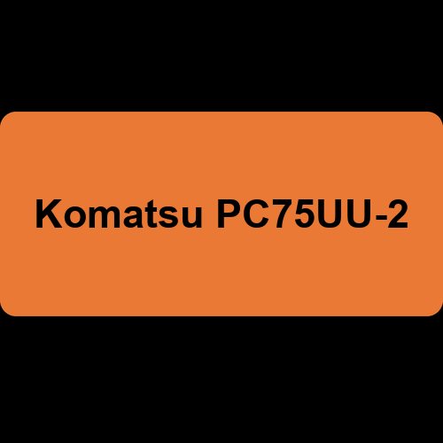 Komatsu PC75UU-2